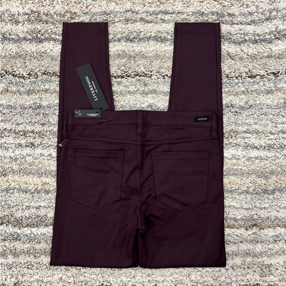 Liverpool Skinny Jeans Sz 4/27 NWT | Liverpool Mid Rise Aubergine Skinny Jeans - - Picture 12 of 12